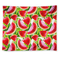Watercolor Watermelon Pattern Print Tapestry