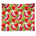 Watercolor Watermelon Pattern Print Tapestry