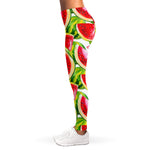 Watercolor Watermelon Pattern Print Women's Leggings