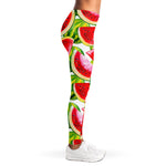 Watercolor Watermelon Pattern Print Women's Leggings