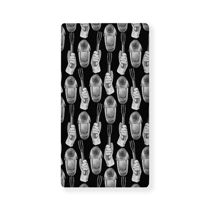 Watercolor Welder Pattern Print Baby Crib Sheet