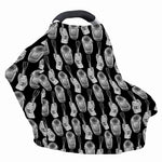 Watercolor Welder Pattern Print Baby Seat Cover