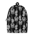 Watercolor Welder Pattern Print School Backpack