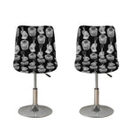 Watercolor Welder Pattern Print Bar Stool Covers