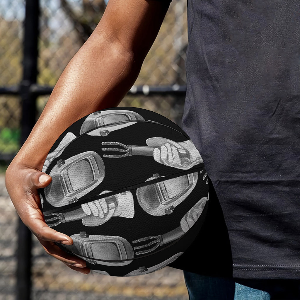 Watercolor Welder Pattern Print Basketball