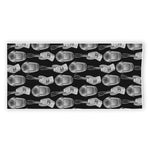 Watercolor Welder Pattern Print Beach Towel