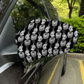 Watercolor Welder Pattern Print Car Side Mirror Covers