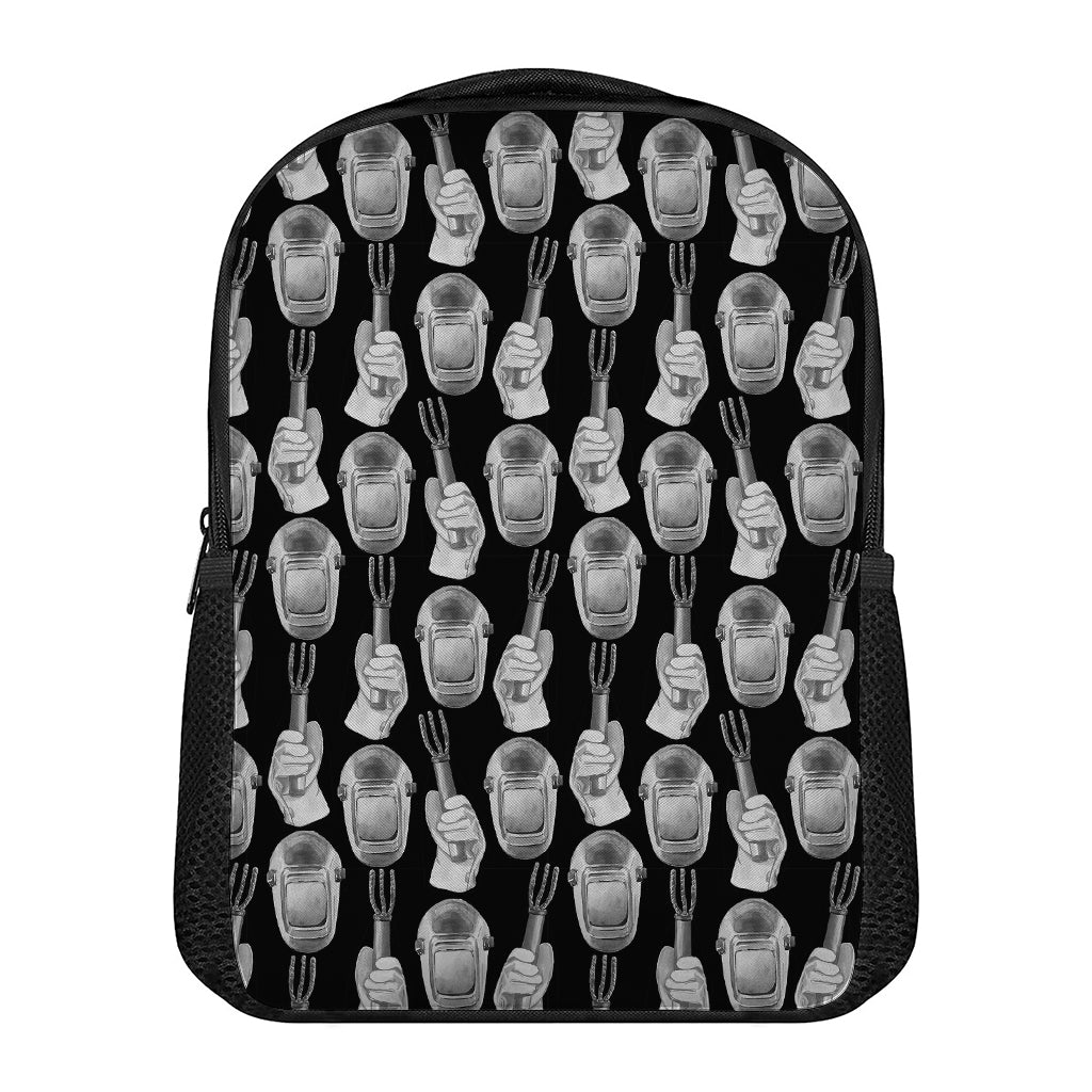 Watercolor Welder Pattern Print Casual Backpack