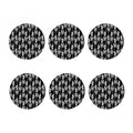 Watercolor Welder Pattern Print Coaster Set