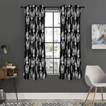 Watercolor Welder Pattern Print Curtain