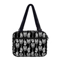 Watercolor Welder Pattern Print Double Strap Bible Bag