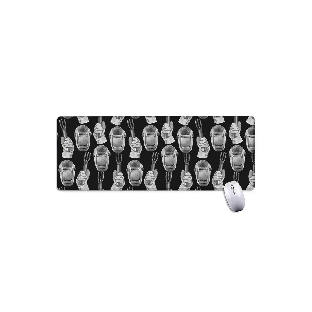Watercolor Welder Pattern Print Extended Mouse Pad