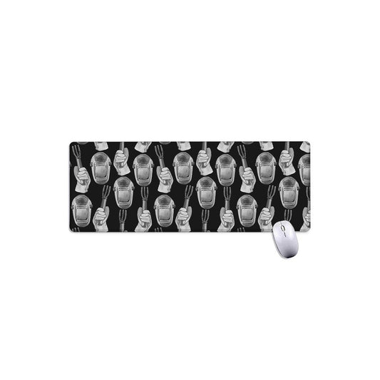 Watercolor Welder Pattern Print Extended Mouse Pad