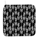 Watercolor Welder Pattern Print Hand Towel