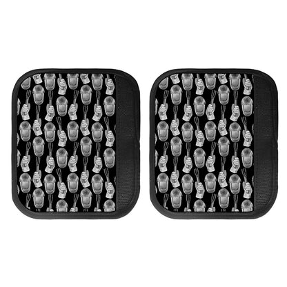 Watercolor Welder Pattern Print Handle Covers