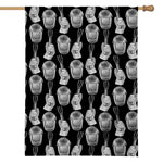 Watercolor Welder Pattern Print House Flag