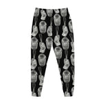 Watercolor Welder Pattern Print Jogger Pants