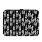 Watercolor Welder Pattern Print Laptop Sleeve