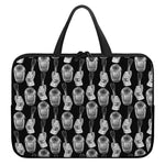 Watercolor Welder Pattern Print Laptop Sleeve With Handle