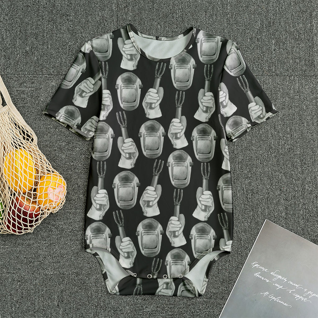 Watercolor Welder Pattern Print Men's Bodysuit