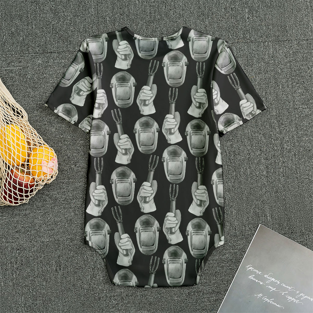 Watercolor Welder Pattern Print Men's Bodysuit