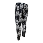 Watercolor Welder Pattern Print Men's Compression Pants