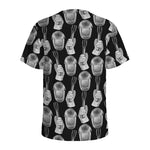Watercolor Welder Pattern Print Men's Sports T-Shirt