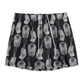 Watercolor Welder Pattern Print Mesh Shorts