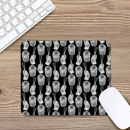 Watercolor Welder Pattern Print Mouse Pad