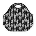 Watercolor Welder Pattern Print Neoprene Lunch Bag