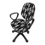 Watercolor Welder Pattern Print Office Chair Cover