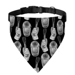 Watercolor Welder Pattern Print Over The Collar Dog Bandana