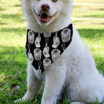 Watercolor Welder Pattern Print Over The Collar Dog Bandana