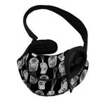 Watercolor Welder Pattern Print Pet Sling Carrier