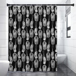 Watercolor Welder Pattern Print Premium Shower Curtain