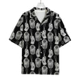 Watercolor Welder Pattern Print Rayon Hawaiian Shirt