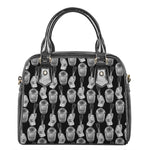 Watercolor Welder Pattern Print Shoulder Handbag