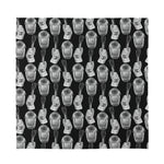 Watercolor Welder Pattern Print Silk Bandana