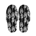 Watercolor Welder Pattern Print Slippers