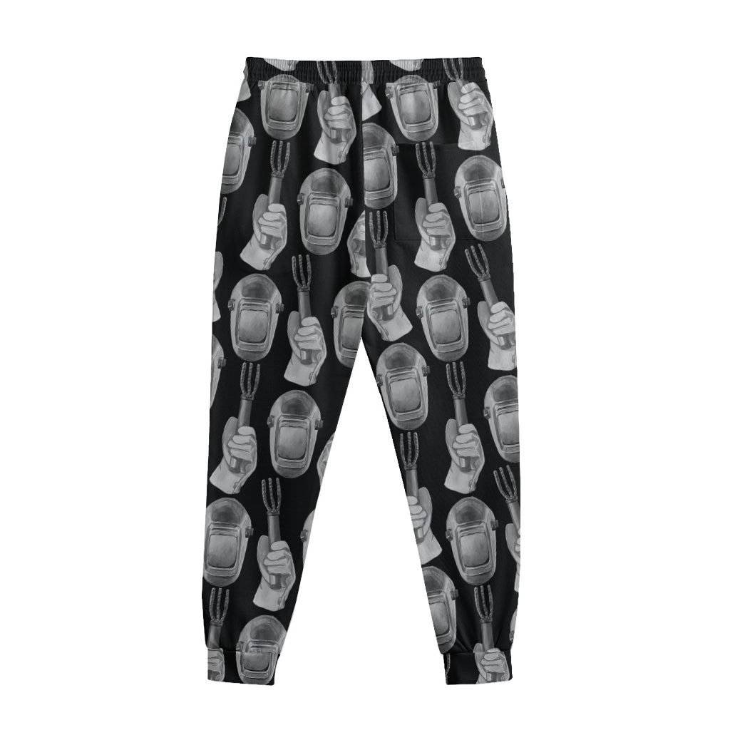 Watercolor Welder Pattern Print Sweatpants