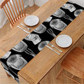Watercolor Welder Pattern Print Table Runner