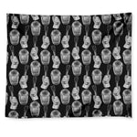 Watercolor Welder Pattern Print Tapestry