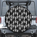 Watercolor Welder Pattern Print Tire Cover