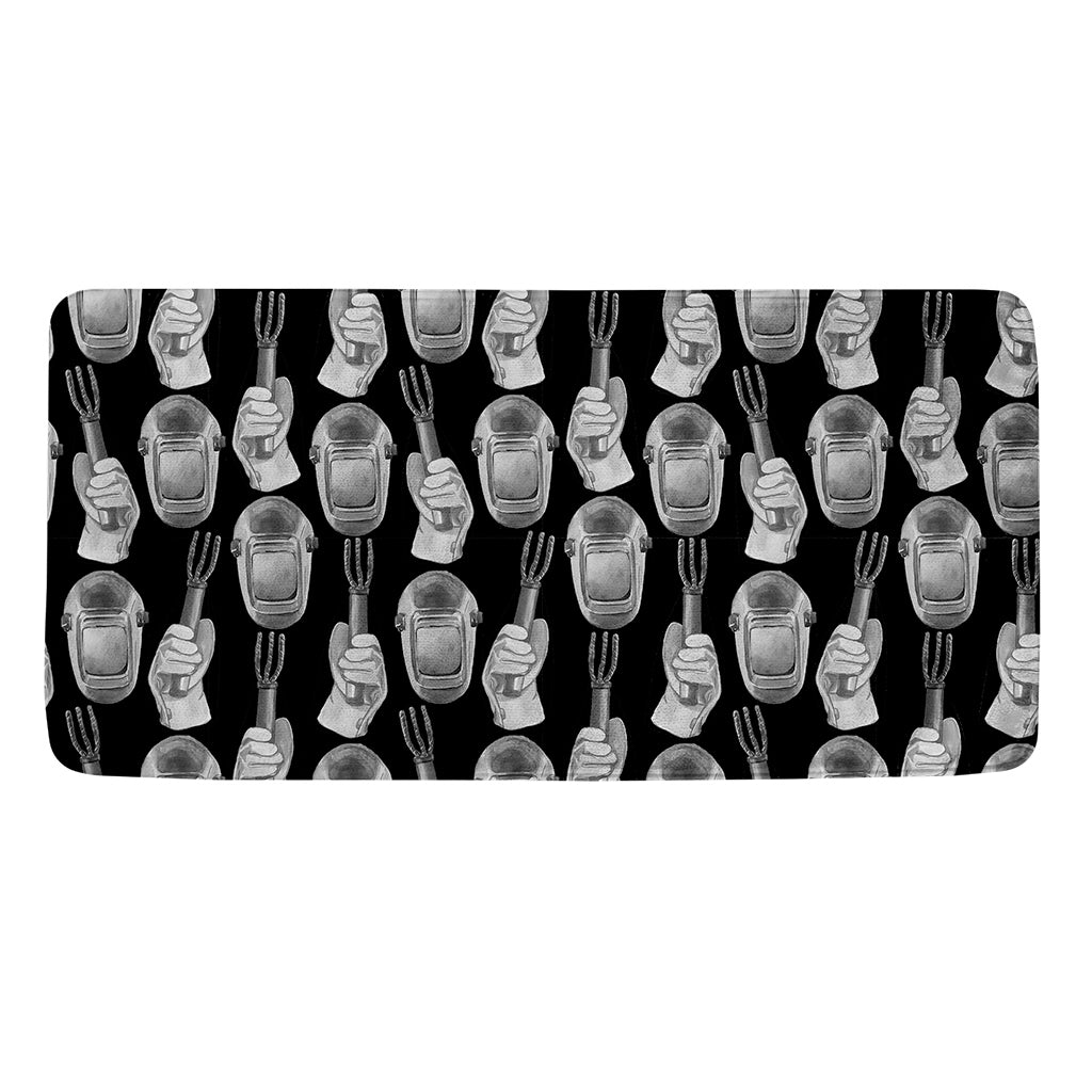 Watercolor Welder Pattern Print Towel