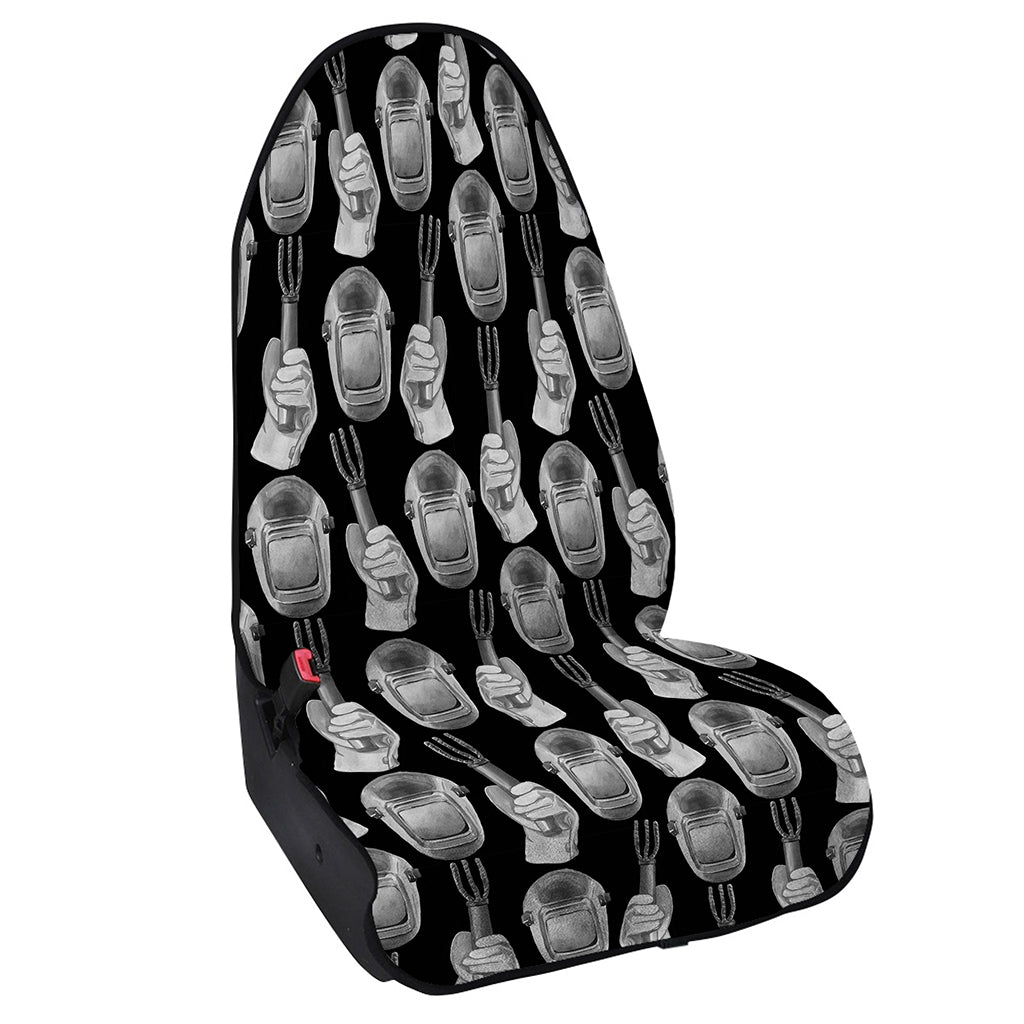 Watercolor Welder Pattern Print Waterproof Car Seat Cover