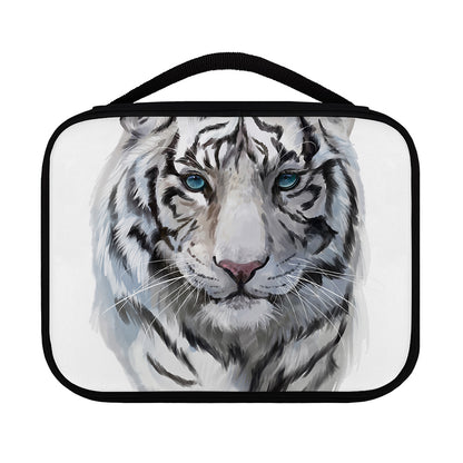 Watercolor White Bengal Tiger Print Classic Bible Case