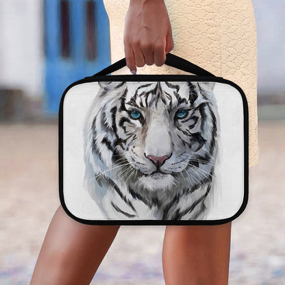 Watercolor White Bengal Tiger Print Classic Bible Case