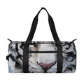 Watercolor White Bengal Tiger Print Gym Bag