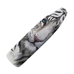 Watercolor White Bengal Tiger Print Ironing Board Cover