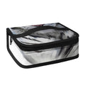 Watercolor White Bengal Tiger Print Small Lunch Bag
